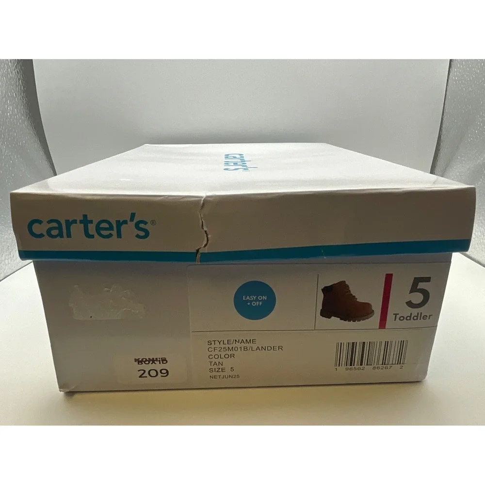 Carter's Lander Kids Boots Size 5 - Brand‎ New
